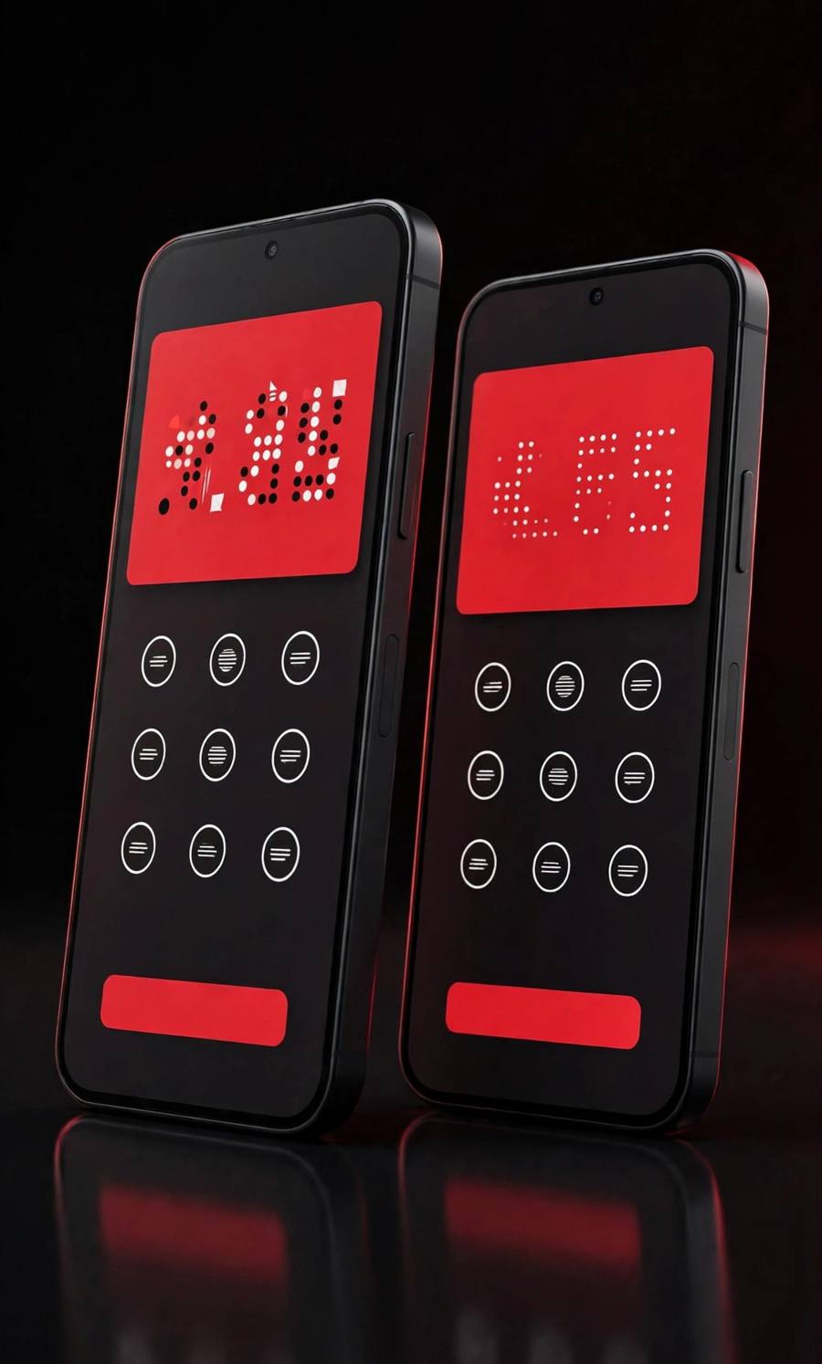 Deux téléphones affichant l'application NALA